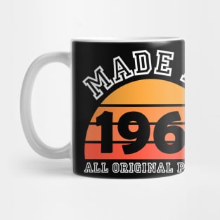 Made 1961 Original Parts 60th Birthday Mug